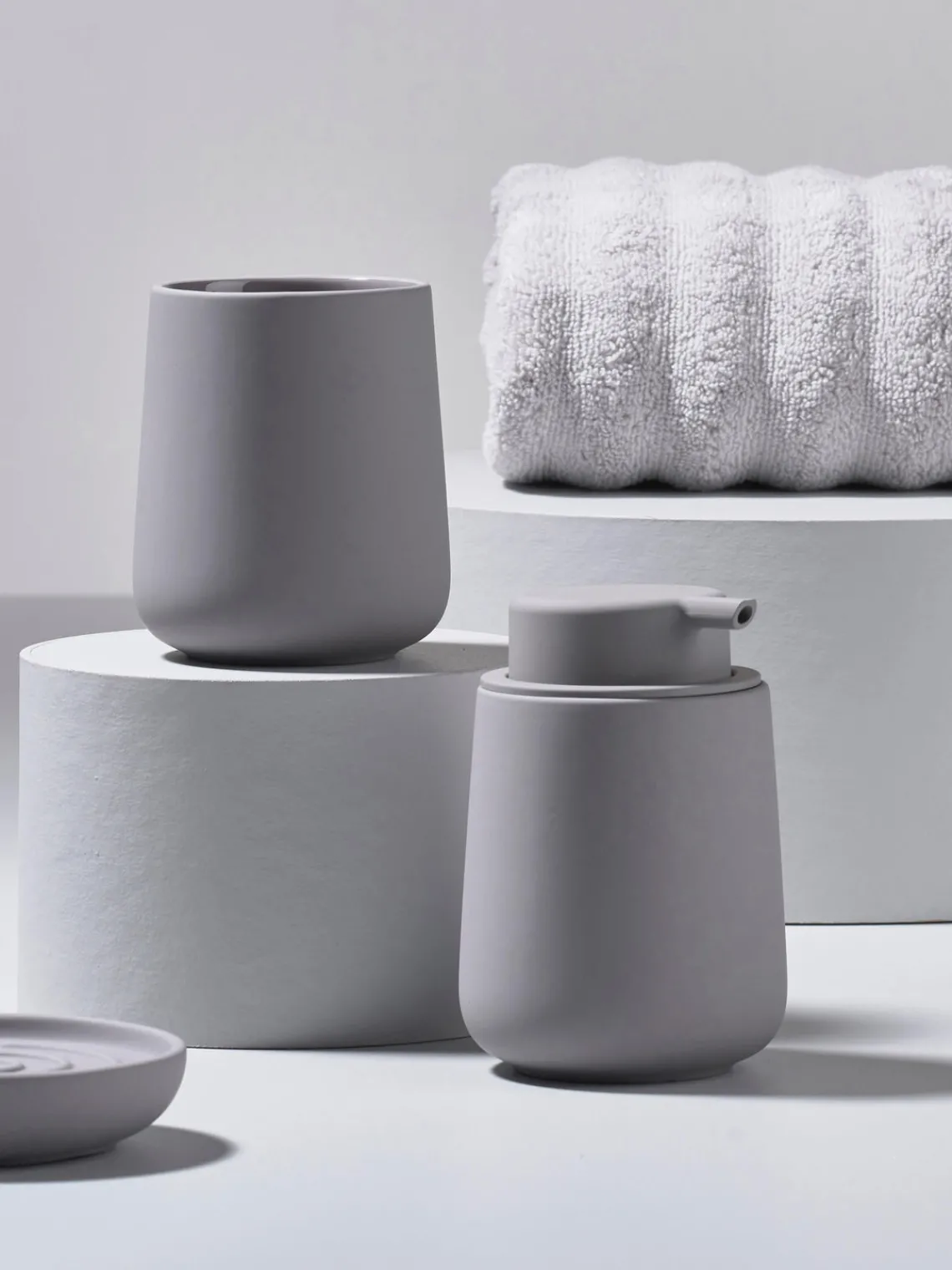 Dosificador de jabón de porcelana Nova One Dispensador De Jabón Y Jaboneras|Jarrones