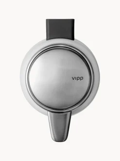 Dispensador De Jabón Y Jaboneras|Jarrones>Vipp Dosificador de jabón para pared 9w Blanco, plateado