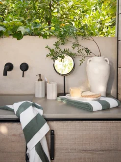 New Dosificador de jabón Stripes Dispensador De Jabón Y Jaboneras|Jarrones