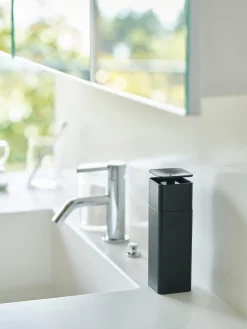 Escurreplatos|Almacenaje De Cocina>Yamazaki Dosificador de jabón Tower Negro