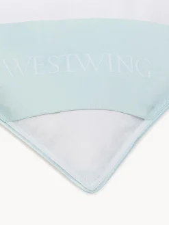 Edredones|Mantas></noscript>Westwing Collection Edredón artesonado de plumón puro Premium, cálido Blanco