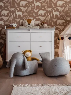 Elefante rodante artesanal Bou Niños Juguetes A Partir De 1 Año|Decoración Infantil