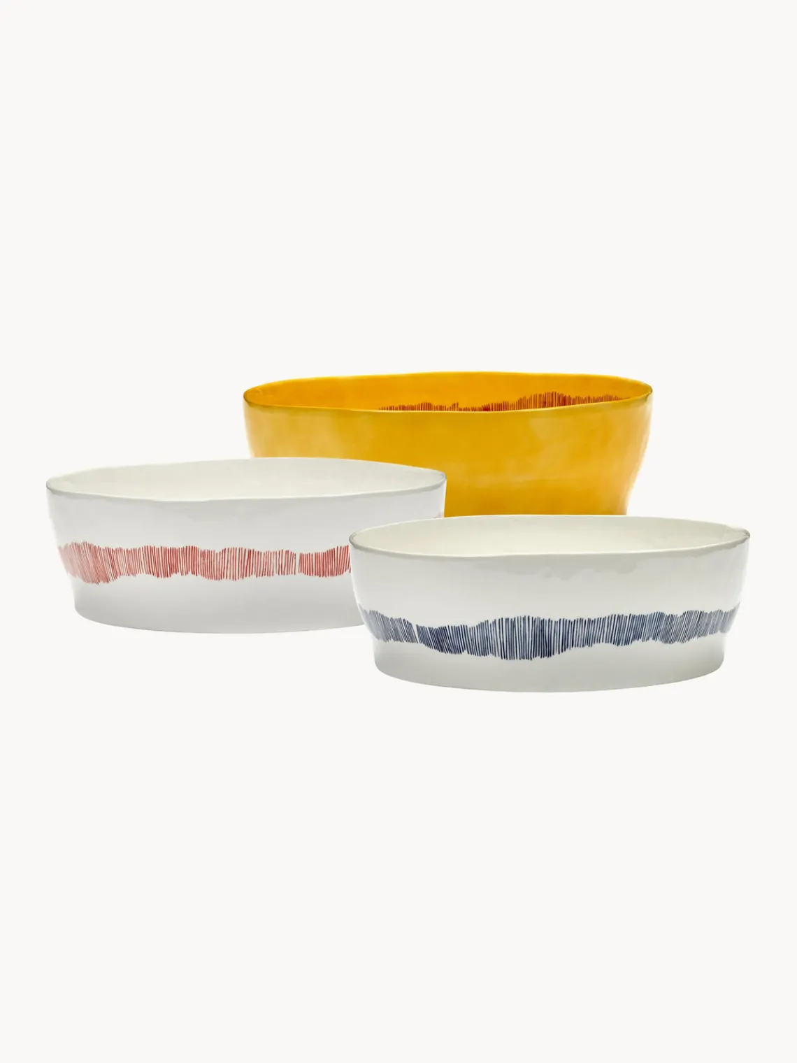 Clearance Ensaladera con esmalte reactivo Feast Cuencos Y Platos De Servir|Vajillas Completas