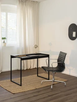 Escritorios|Escritorios>Metallbude Escritorio artesanal de metal Donna Negro