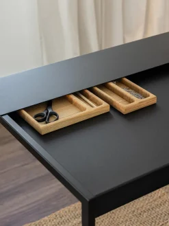 Escritorios|Escritorios></noscript>Metallbude Escritorio artesanal de metal Donna Negro