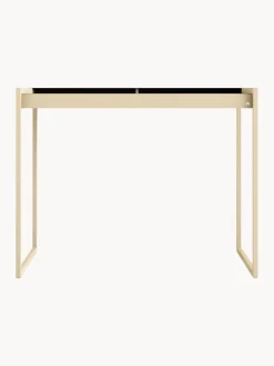 Escritorios|Escritorios></noscript>Metallbude Escritorio artesanal de metal Donna Beige