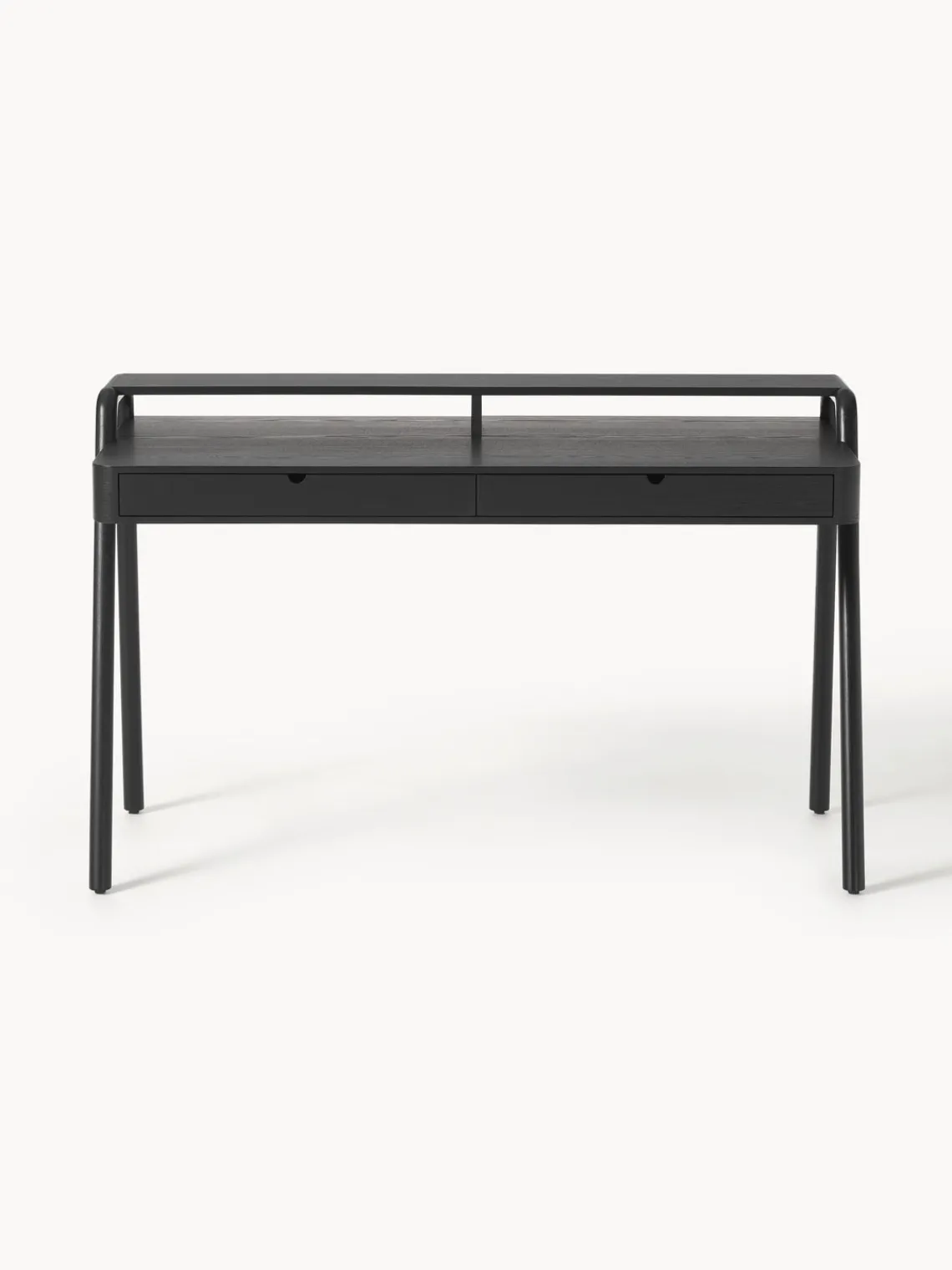 Escritorios|Escritorios>Westwing Collection Escritorio con cajones Evrak Negro