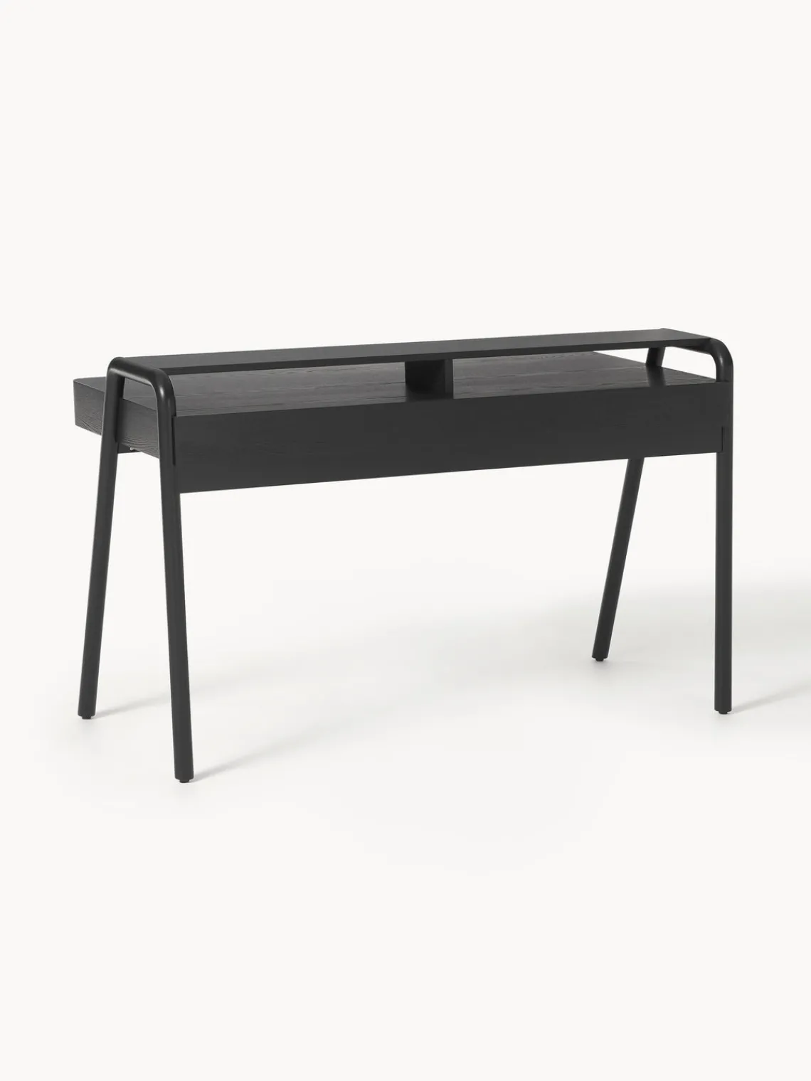 Escritorios|Escritorios>Westwing Collection Escritorio con cajones Evrak Negro