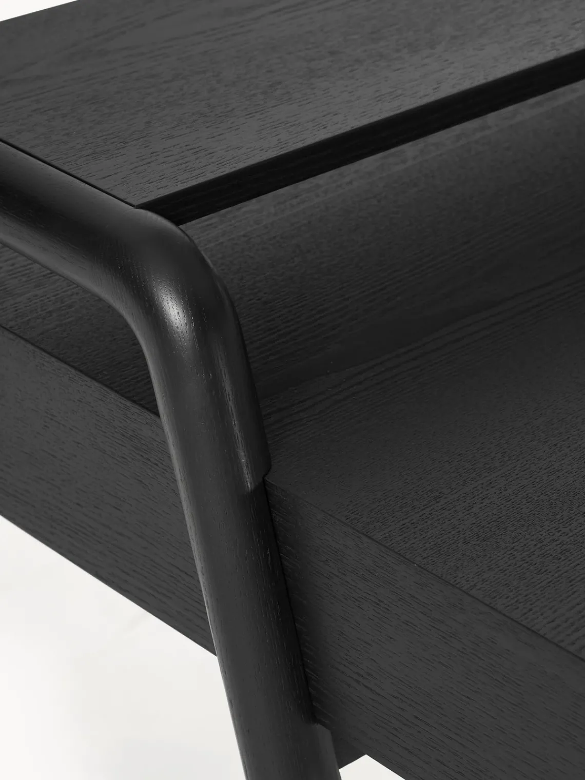 Escritorios|Escritorios>Westwing Collection Escritorio con cajones Evrak Negro