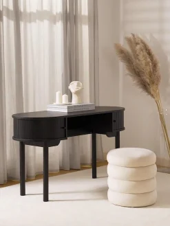 Hot Escritorio con frente acanalado Calary Escritorios|Escritorios