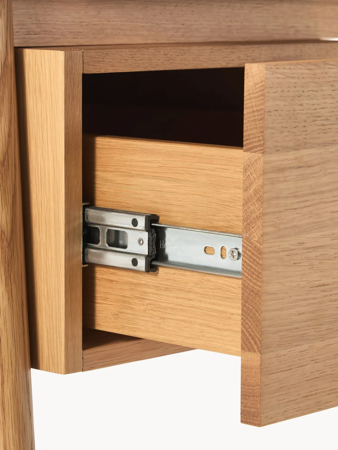 Escritorios|Escritorios>Westwing Collection Escritorio de madera con cajones Libby Madera de roble clara