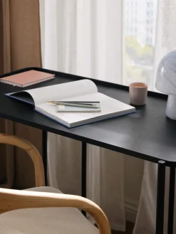 Escritorios|Escritorios></noscript>Westwing Collection Escritorio de madera de fresno Renee Negro