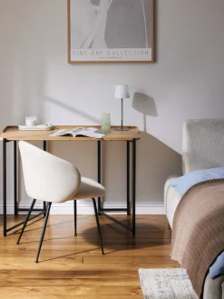 Clearance Escritorio de madera de fresno Renee Escritorios|Escritorios