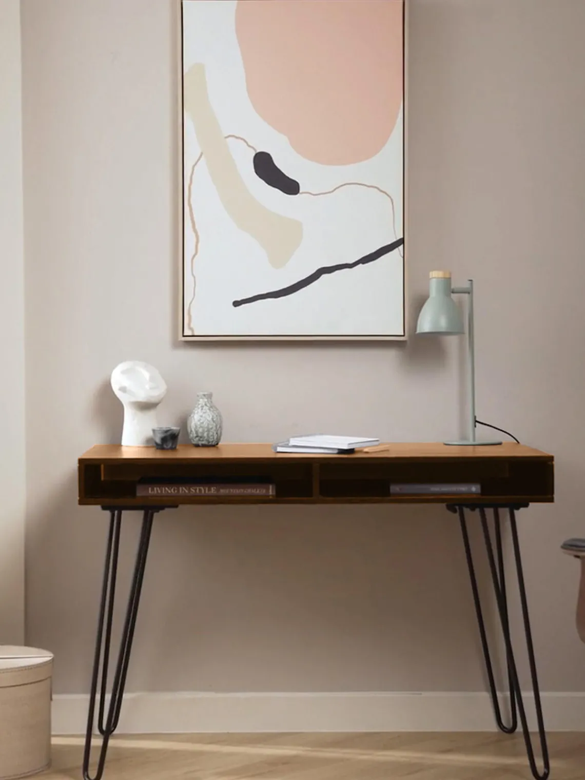 Escritorios|Escritorios>Westwing Collection Escritorio de y metal Tova Madera de mango