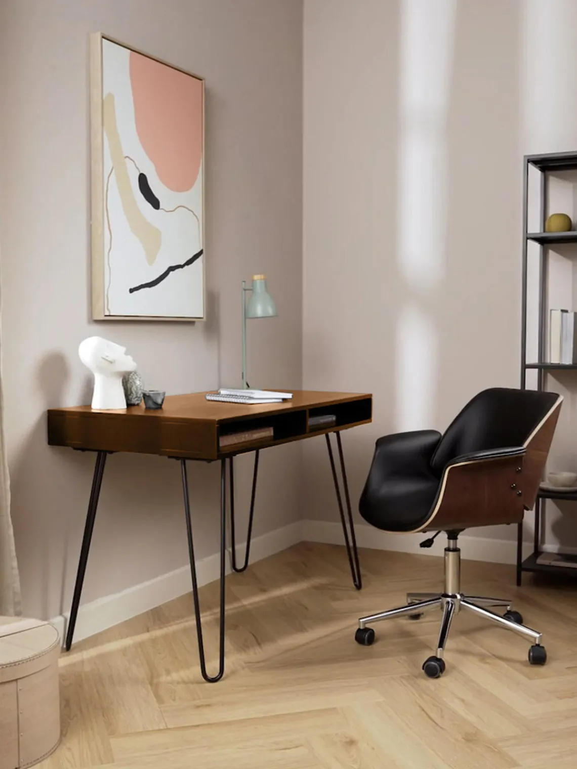 Escritorios|Escritorios>Westwing Collection Escritorio de y metal Tova Madera de mango