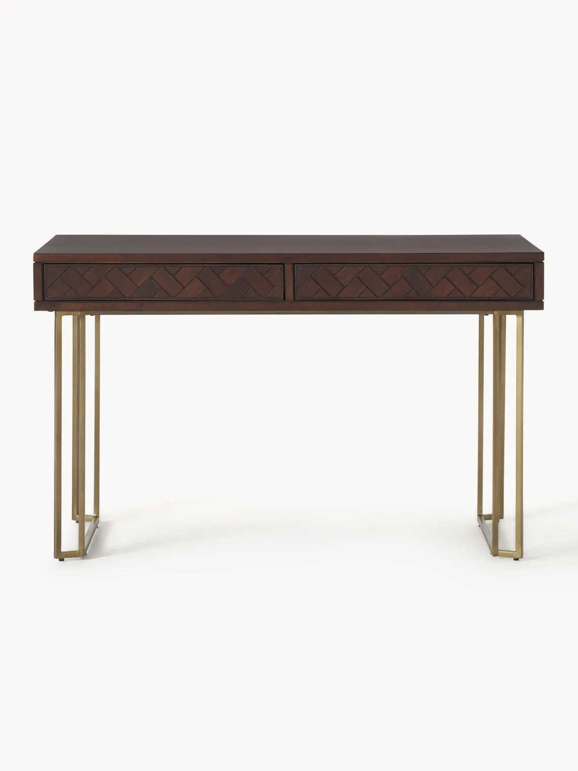 New Escritorio de madera de mango con diseño de espiga Luca Escritorios|Escritorios