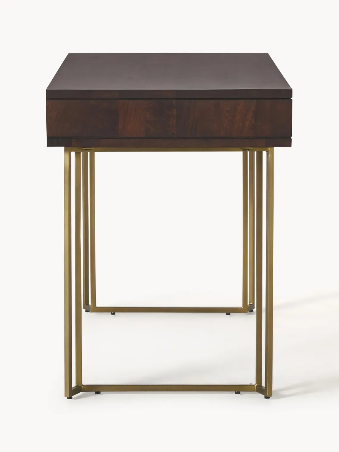 New Escritorio de madera de mango con diseño de espiga Luca Escritorios|Escritorios