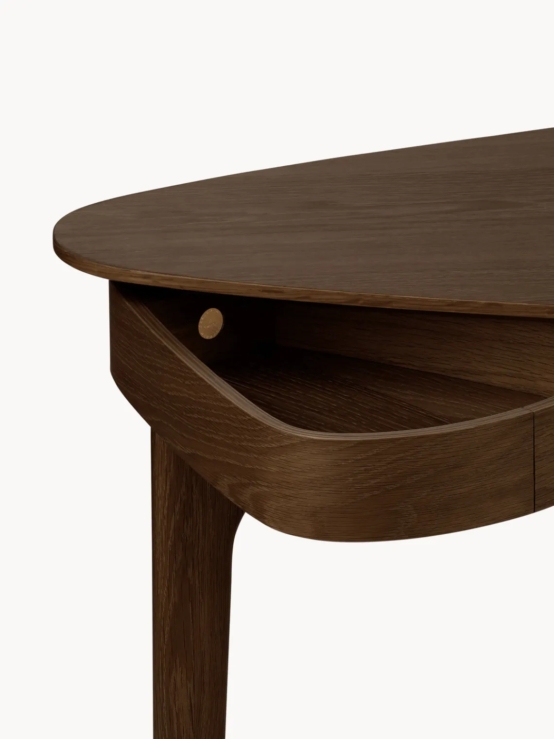 Online Escritorio de madera de roble con cajón Duende Escritorios|Escritorios