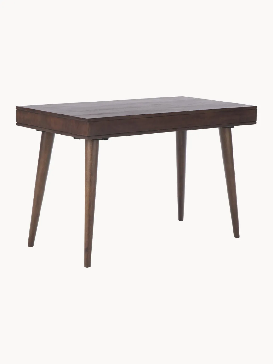 Escritorios|Escritorios>Westwing Collection Escritorio de madera maciza con cajón Tova Madera de mango