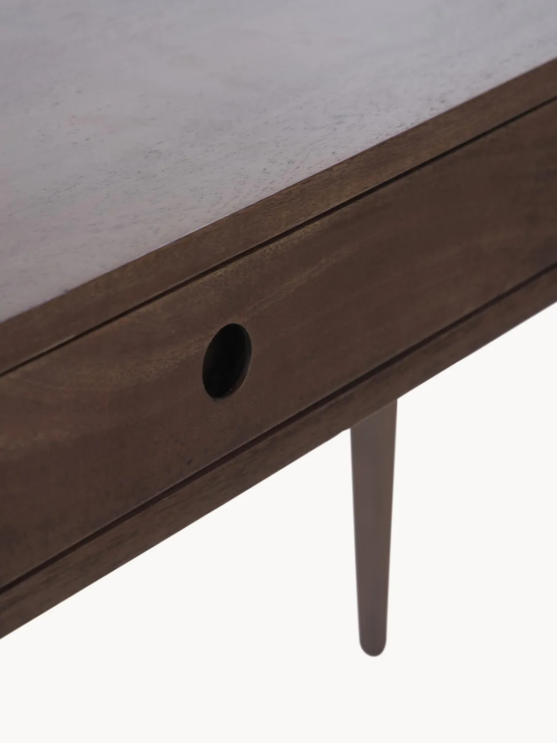 Escritorios|Escritorios>Westwing Collection Escritorio de madera maciza con cajón Tova Madera de mango