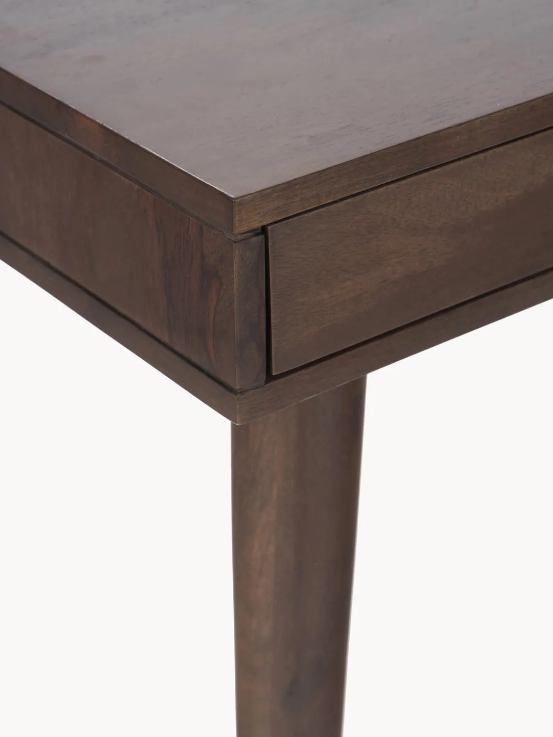 Escritorios|Escritorios>Westwing Collection Escritorio de madera maciza con cajón Tova Madera de mango