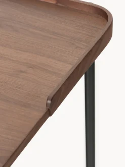 Escritorios|Escritorios></noscript>Westwing Collection Escritorio de madera Renee Madera de nogal, negro