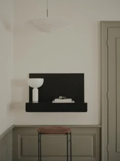 Escritorios|Escritorios>New Works Escritorio de pared Tana Madera de roble lacada en negro