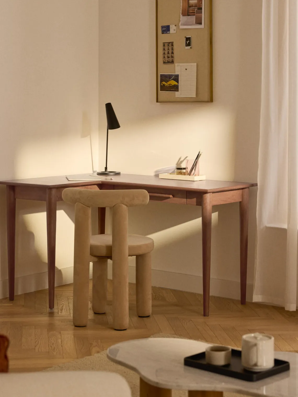 Escritorios|Escritorios>Westwing Collection Escritorio esquinero de madera de mango Paul