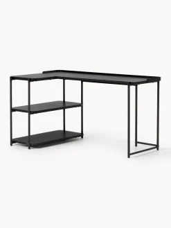 Best Escritorio esquinero de madera de fresno Renee Escritorios|Escritorios