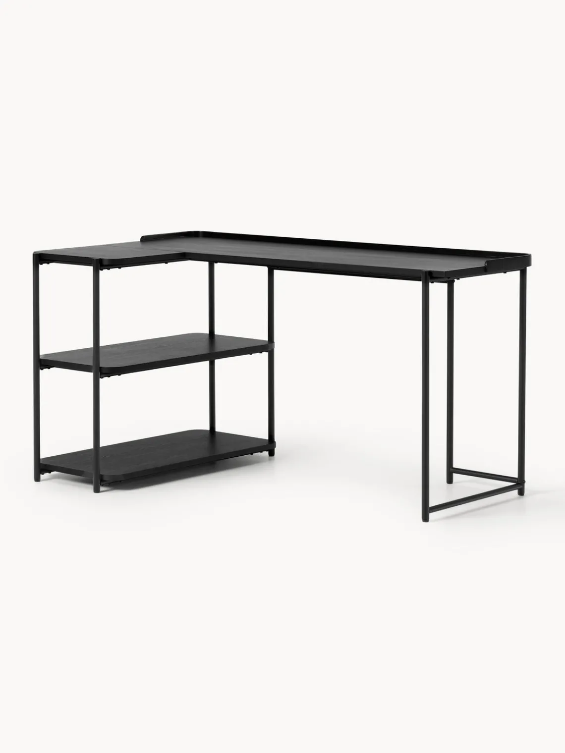 Best Escritorio esquinero de madera de fresno Renee Escritorios|Escritorios