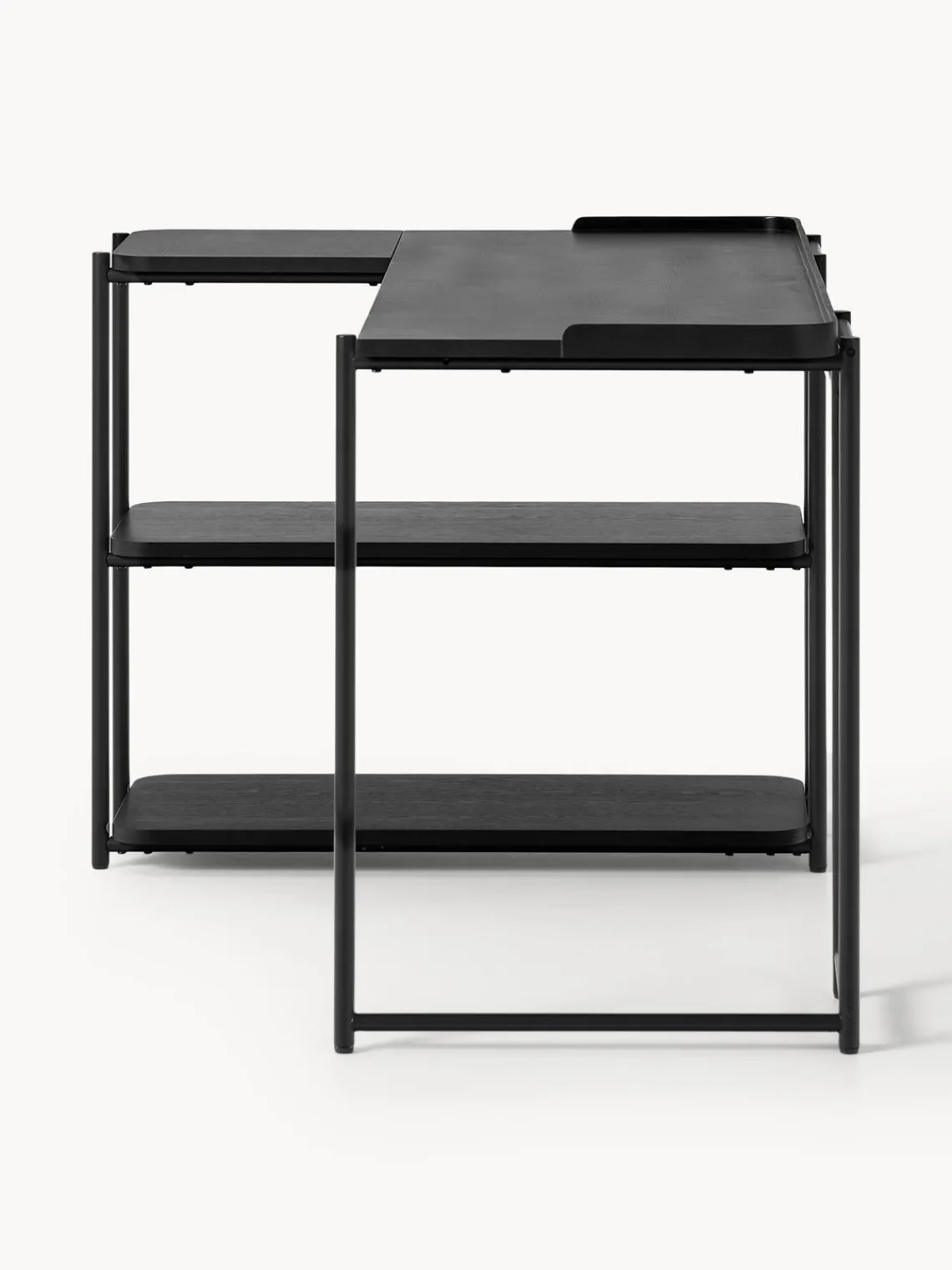 Best Escritorio esquinero de madera de fresno Renee Escritorios|Escritorios