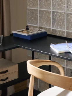 Best Escritorio esquinero de madera de fresno Renee Escritorios|Escritorios