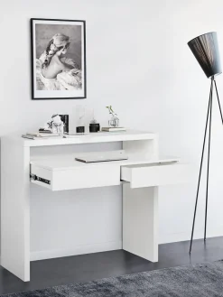 Escritorios|Escritorios>Woodman Escritorio estrecho con tablero extensible Teresa