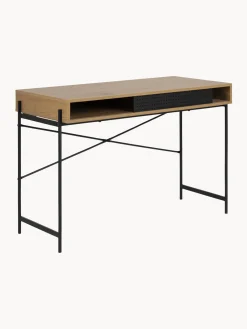 Clearance Escritorio estrecho de madera Angus Escritorios|Escritorios