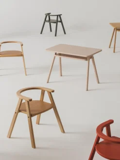 Sale Escritorio infantil de madera de haya Growing Green Niños Decoración Infantil|Mesas Y Sillas Infantiles