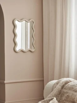 Jarrones|Espejos De Pared>Ellos Home Espejo de cuerpo entero con marco ondulado Wave