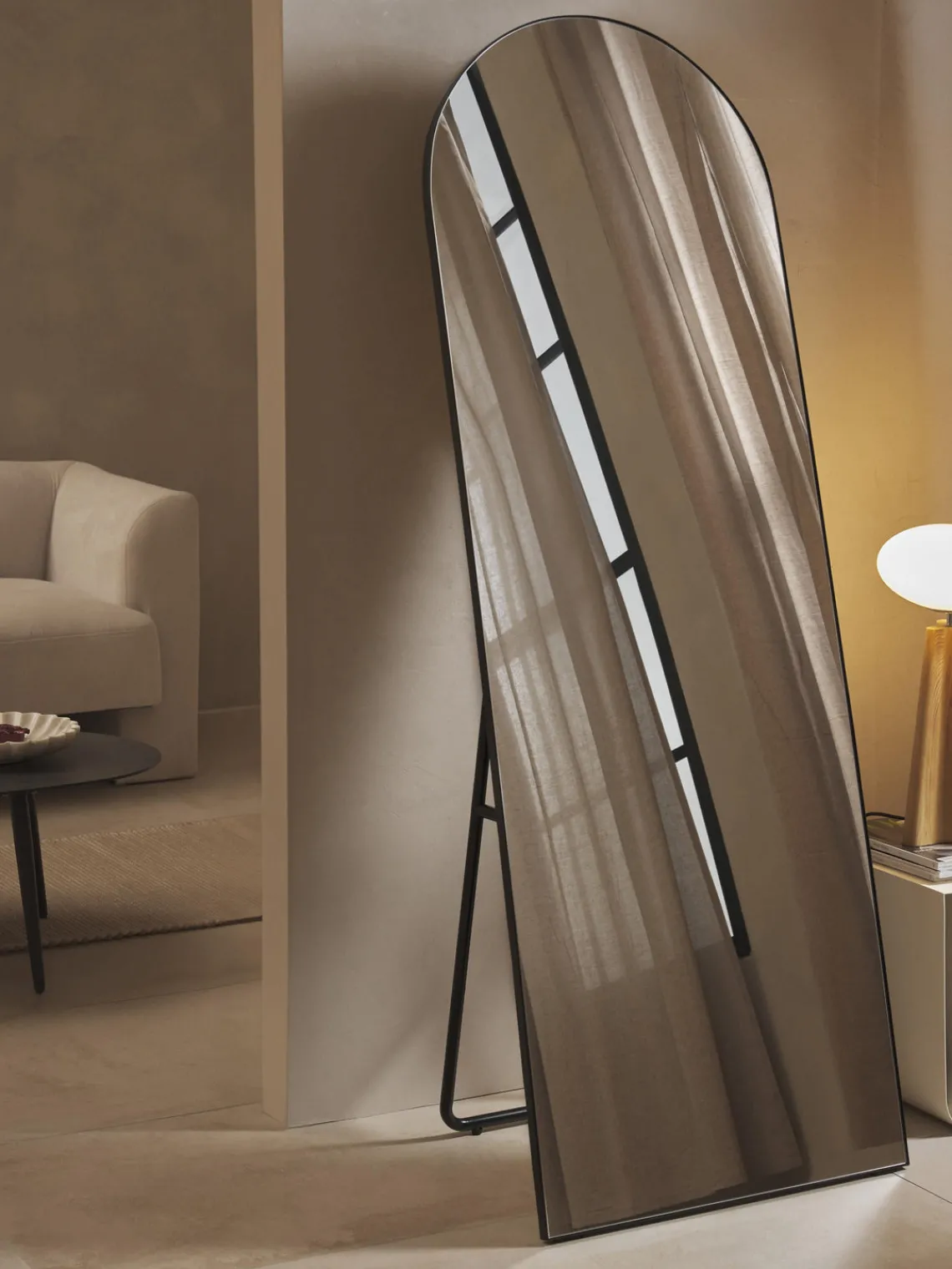 Espejos De Cuerpo Entero|Espejos De Pie>Westwing Collection Espejo de cuerpo entero Freddy