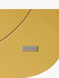 Jarrones|Espejos De Pared></noscript>HKLIVING Espejo de pared artesanal Curve Amarillo mostaza