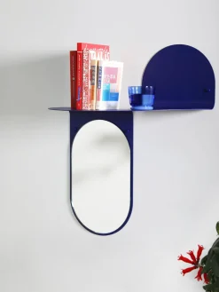 Best Espejo de pared artesanal con estante Flip Espejos De Pared|Espejos De Pared