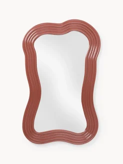 Jarrones|Espejos De Pared>Westwing Collection Espejo de pared con marco ondulado Cosimo Terracota