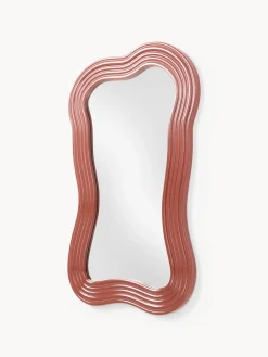 Jarrones|Espejos De Pared></noscript>Westwing Collection Espejo de pared con marco ondulado Cosimo Terracota