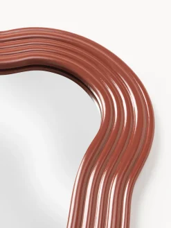Jarrones|Espejos De Pared></noscript>Westwing Collection Espejo de pared con marco ondulado Cosimo Terracota