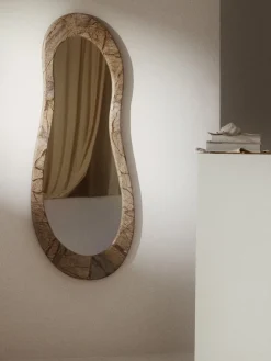 Best Espejo de pared con marco de mármol Meringue Jarrones|Decoración