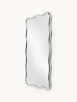 Clearance Espejo de pared con marco de metal ondulado Reggie Jarrones|Espejos De Pared