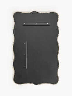 Jarrones|Espejos De Pared></noscript>Westwing Collection Espejo de pared con marco de metal ondulado Reggie Dorado