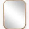 Jarrones|Espejos De Pared>Westwing Collection Espejo de pared de madera de roble Levan