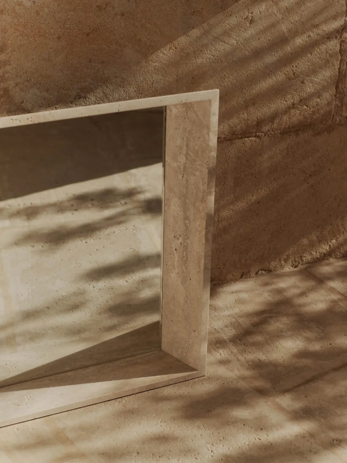 New Espejo de pared de travertino Lancet Espejos De Pared|Espejos De Pared