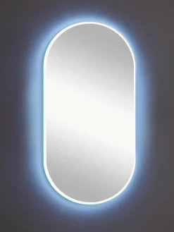 Jarrones|Espejos De Pared>Vanita&Casa Espejo de pared ovalado con iluminación LED Starlight