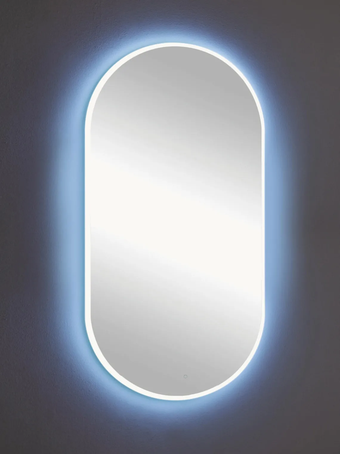 Jarrones|Espejos De Pared>Vanita&Casa Espejo de pared ovalado con iluminación LED Starlight