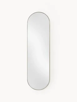 Jarrones|Espejos De Pared>Westwing Collection Espejo de pared ovalado Lucia Dorado